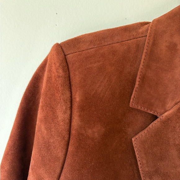 NWT! MADEWELL The Kline Brown Suede Blazer Size 4 - Picture 5 of 11